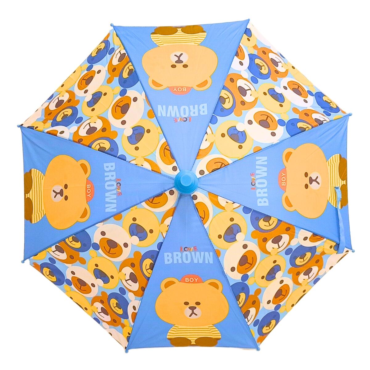 Paraguas infantil estamp c/estuche plegable mango cucurucho