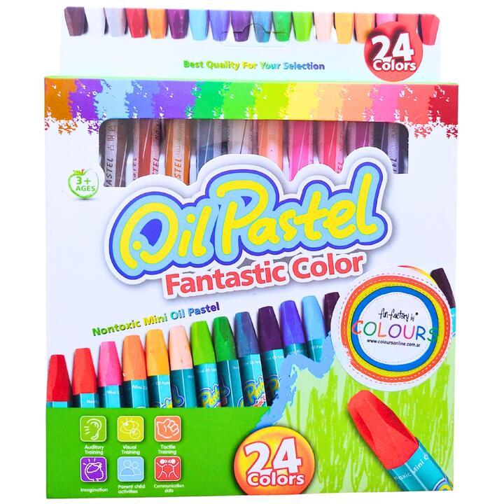 Oleo Pastel crayones x 24
