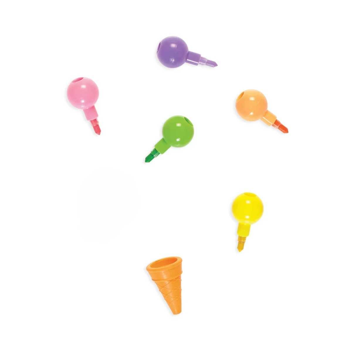 Crayon ptas intercambiables Helado 5 colores c/goma -CBDG01