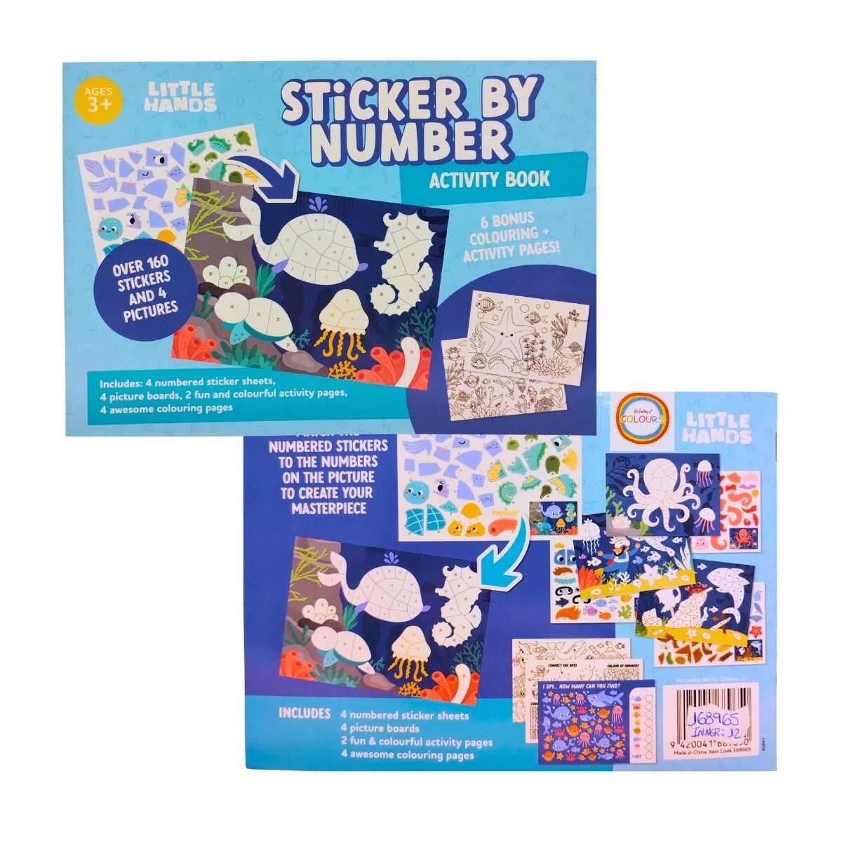 Libro de Actividades con Sticker Animales Marinos