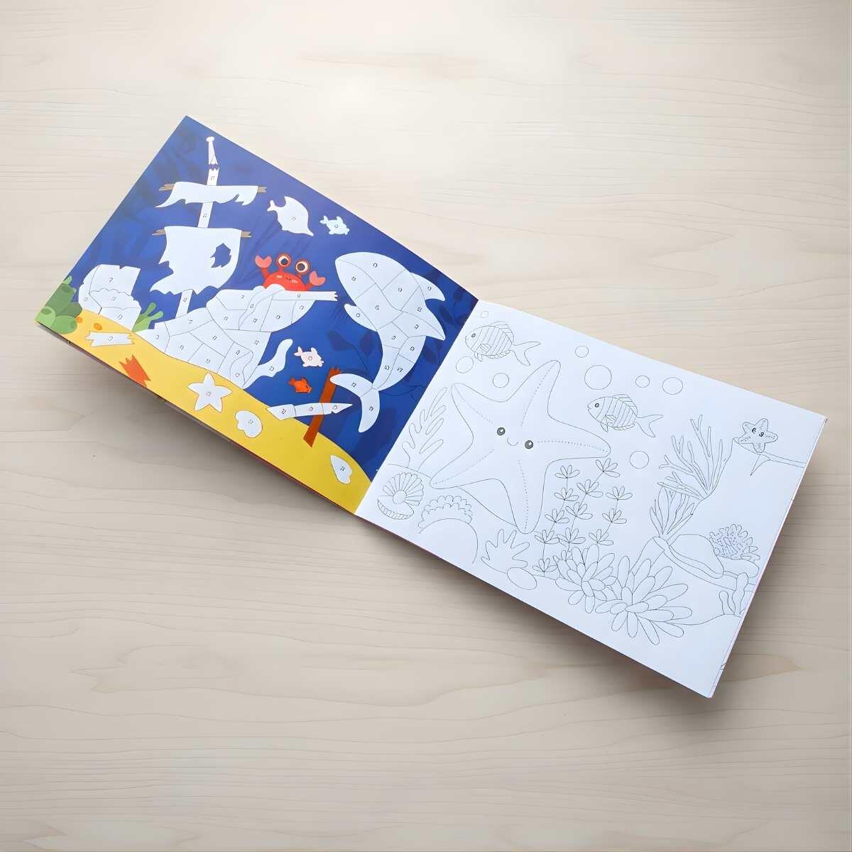 Libro de Actividades con Sticker Animales Marinos