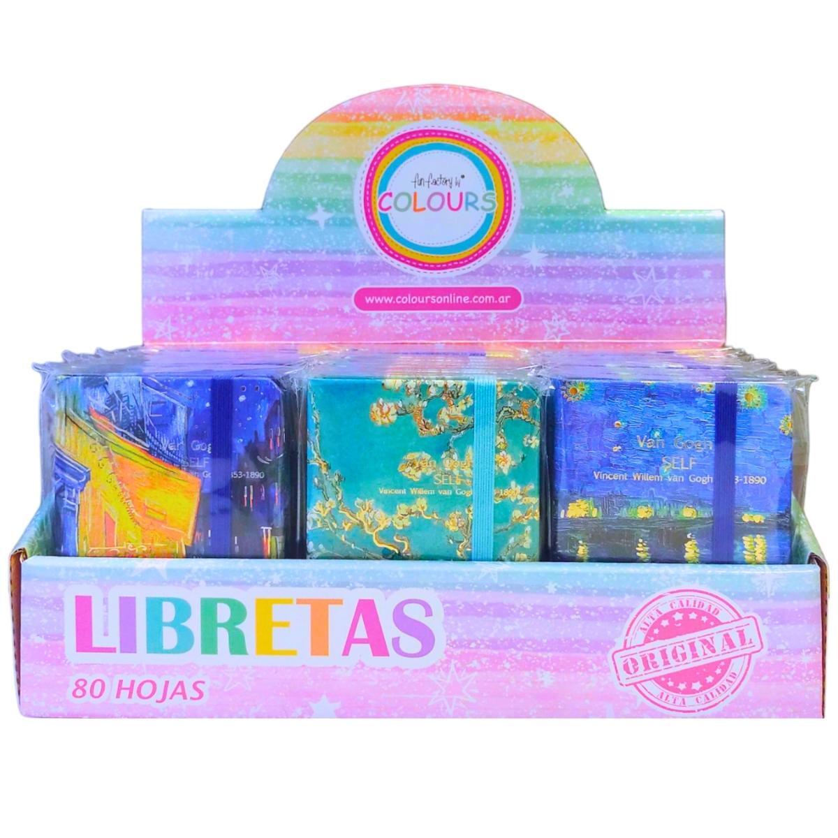 Libreta A7 Van Gogh 80 paginas Rayadas