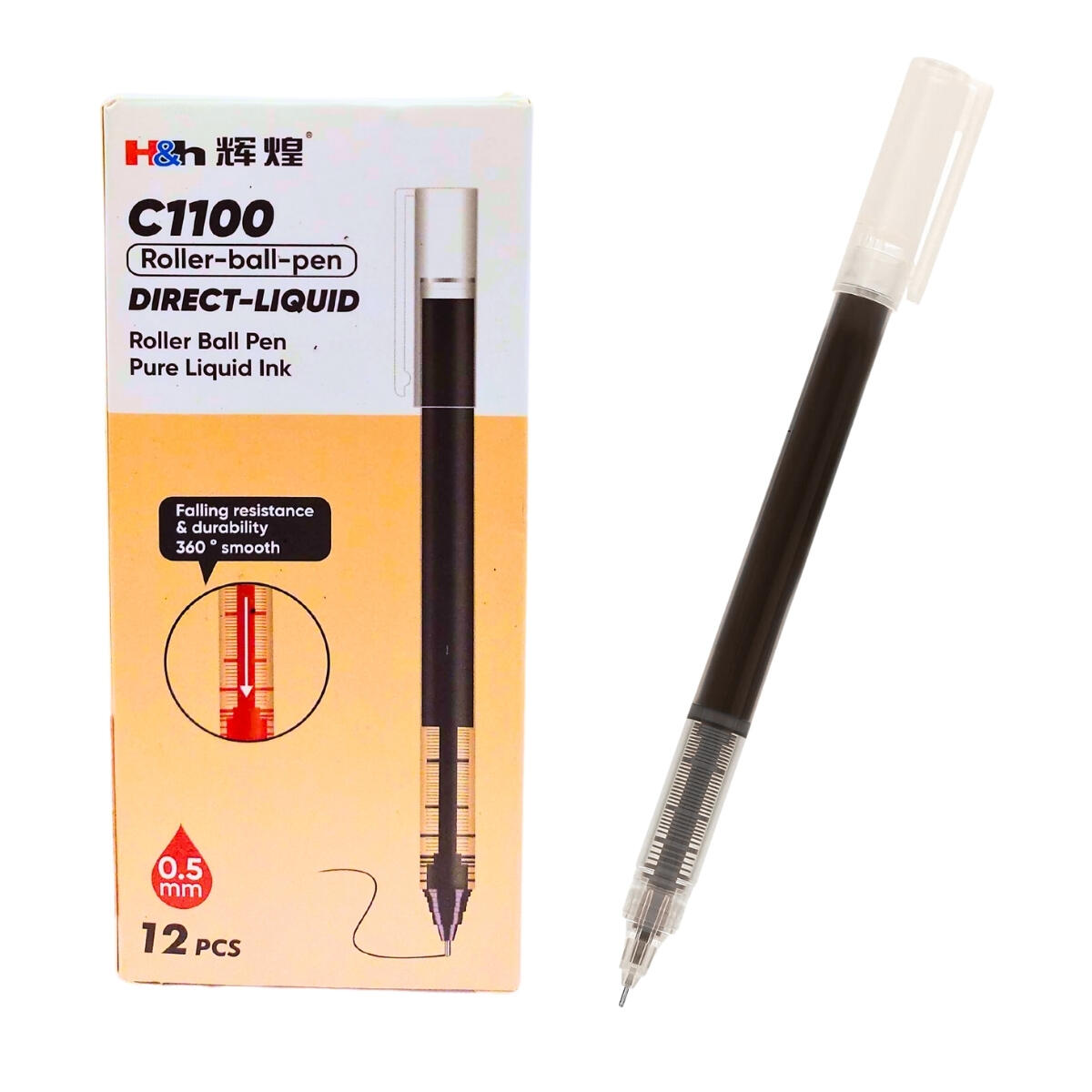 Boligrafo tipo roller - Tinta negra
