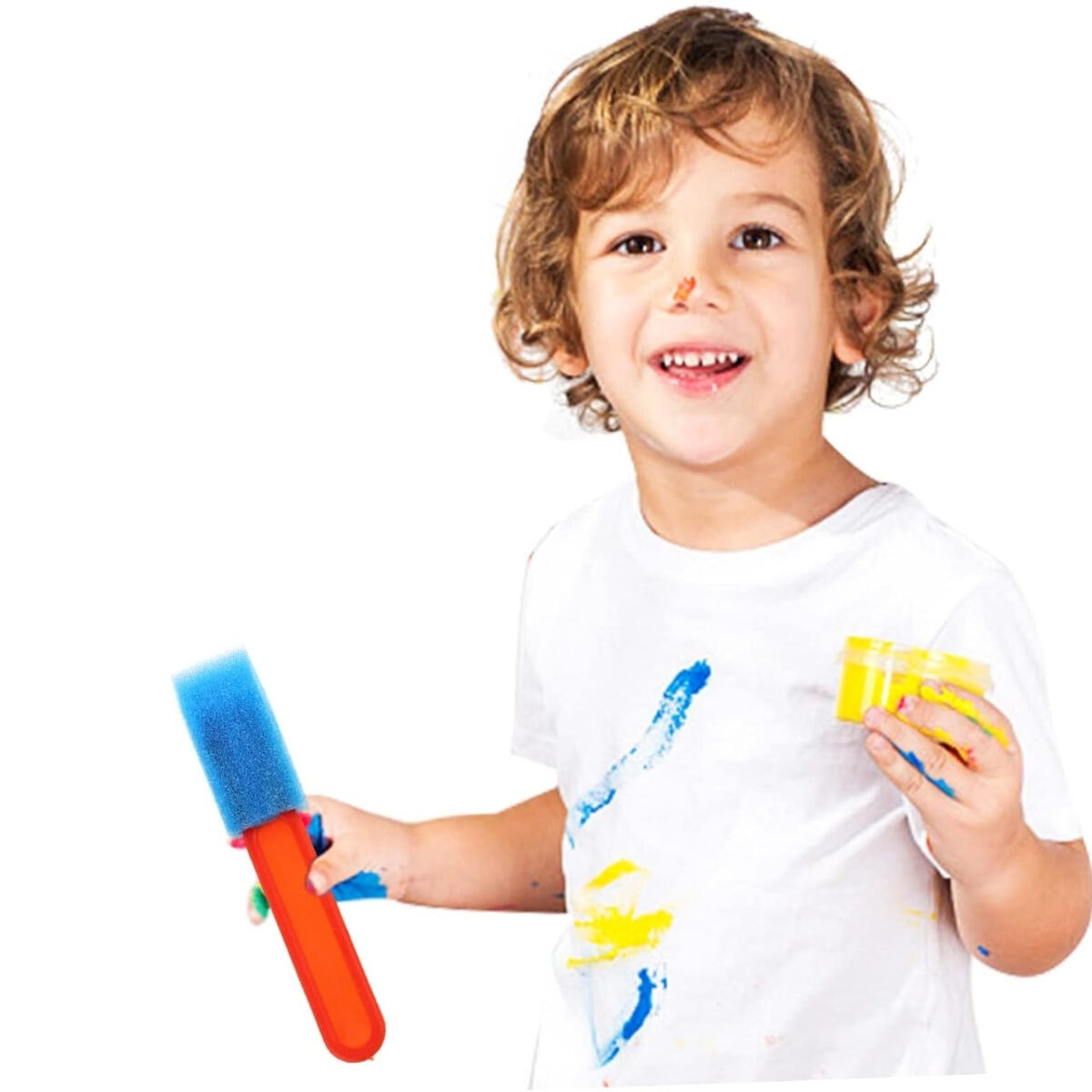 Set para pintar pinceles de esponja x 3 