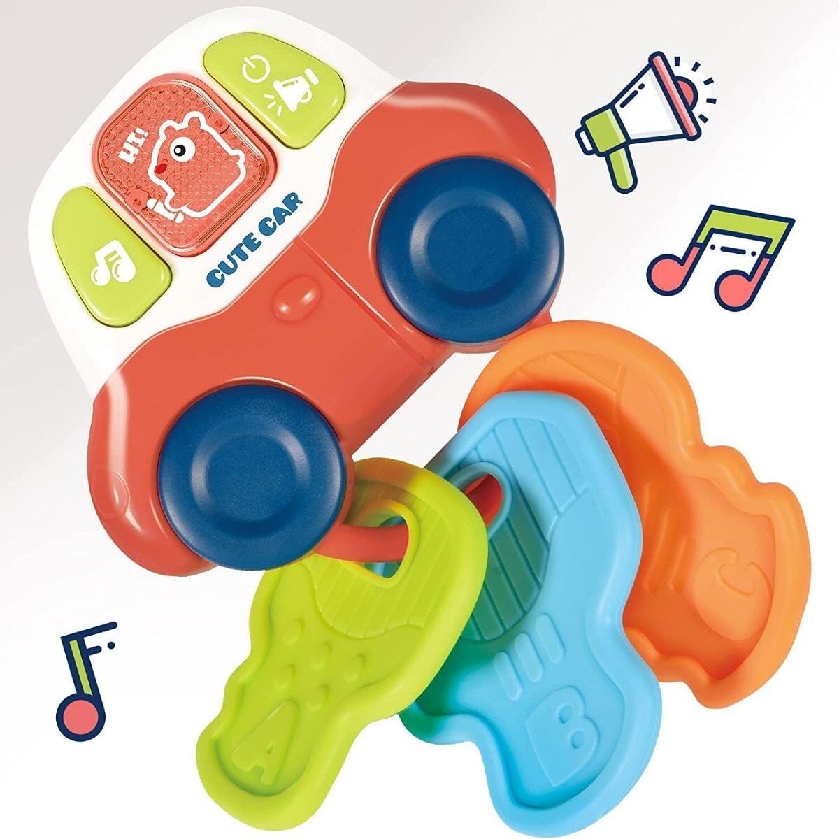 Juguete sensorial musical Auto c/llaves mordillo