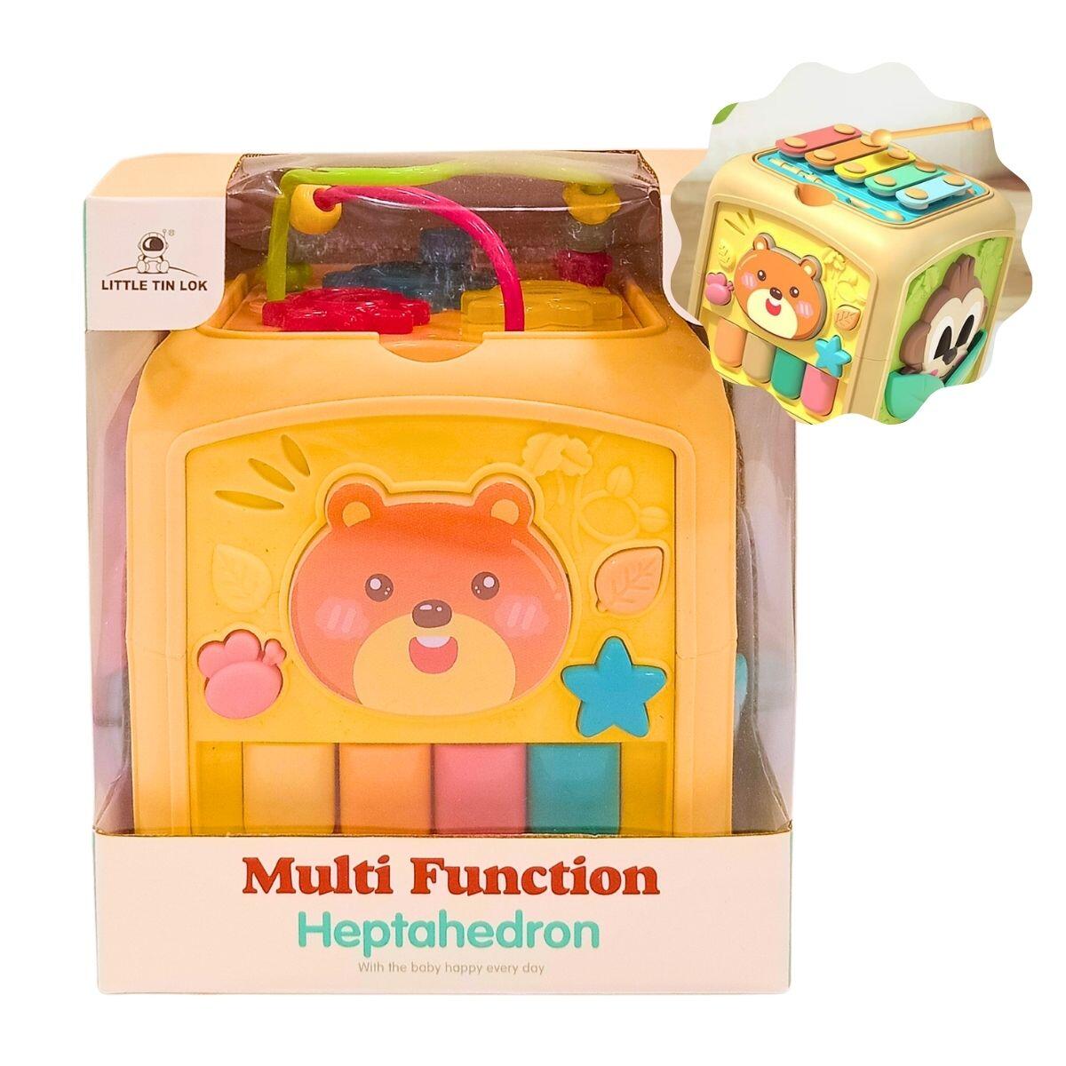 Cubo sensorial y musical multifuncion