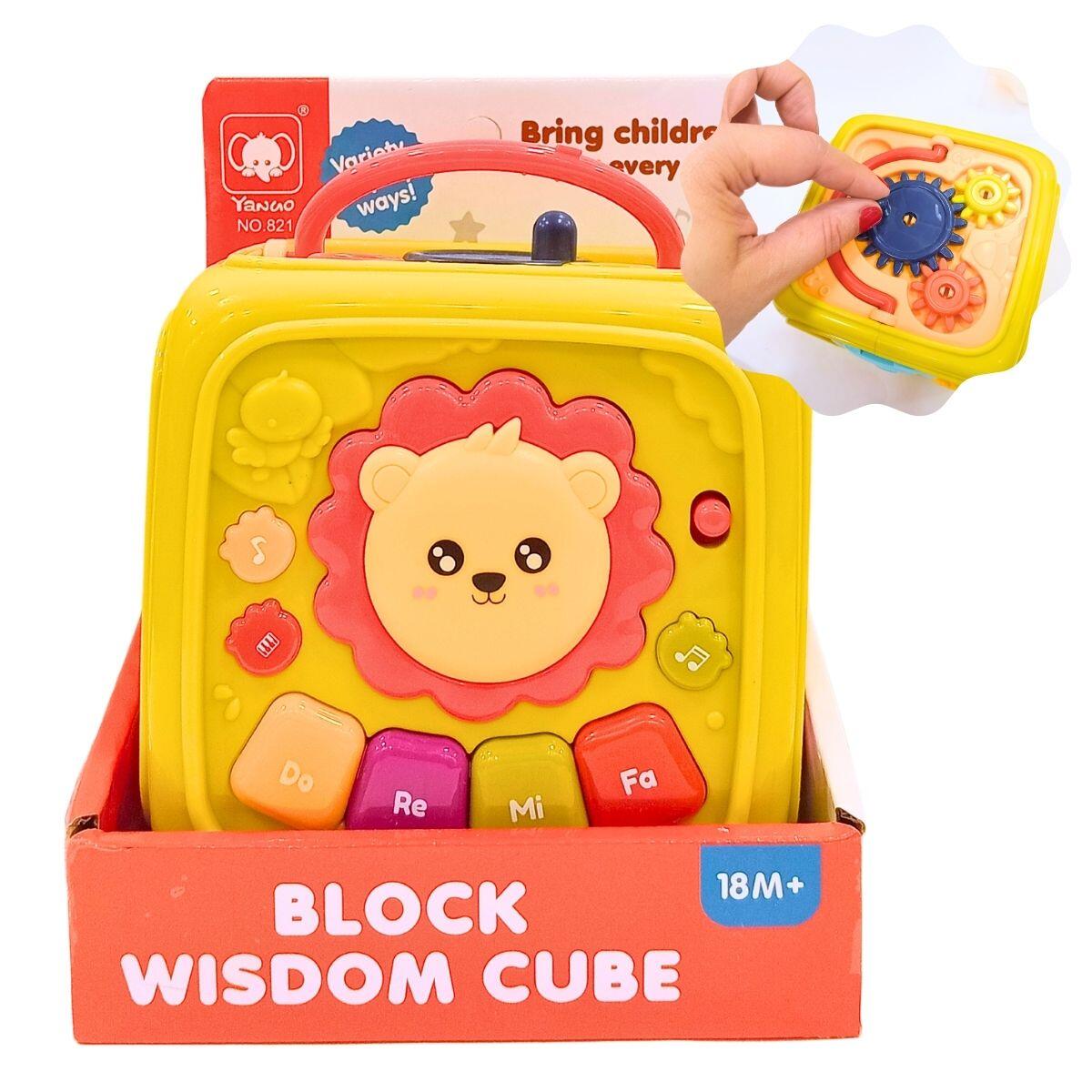 Cubo sensorial y musical multifuncion