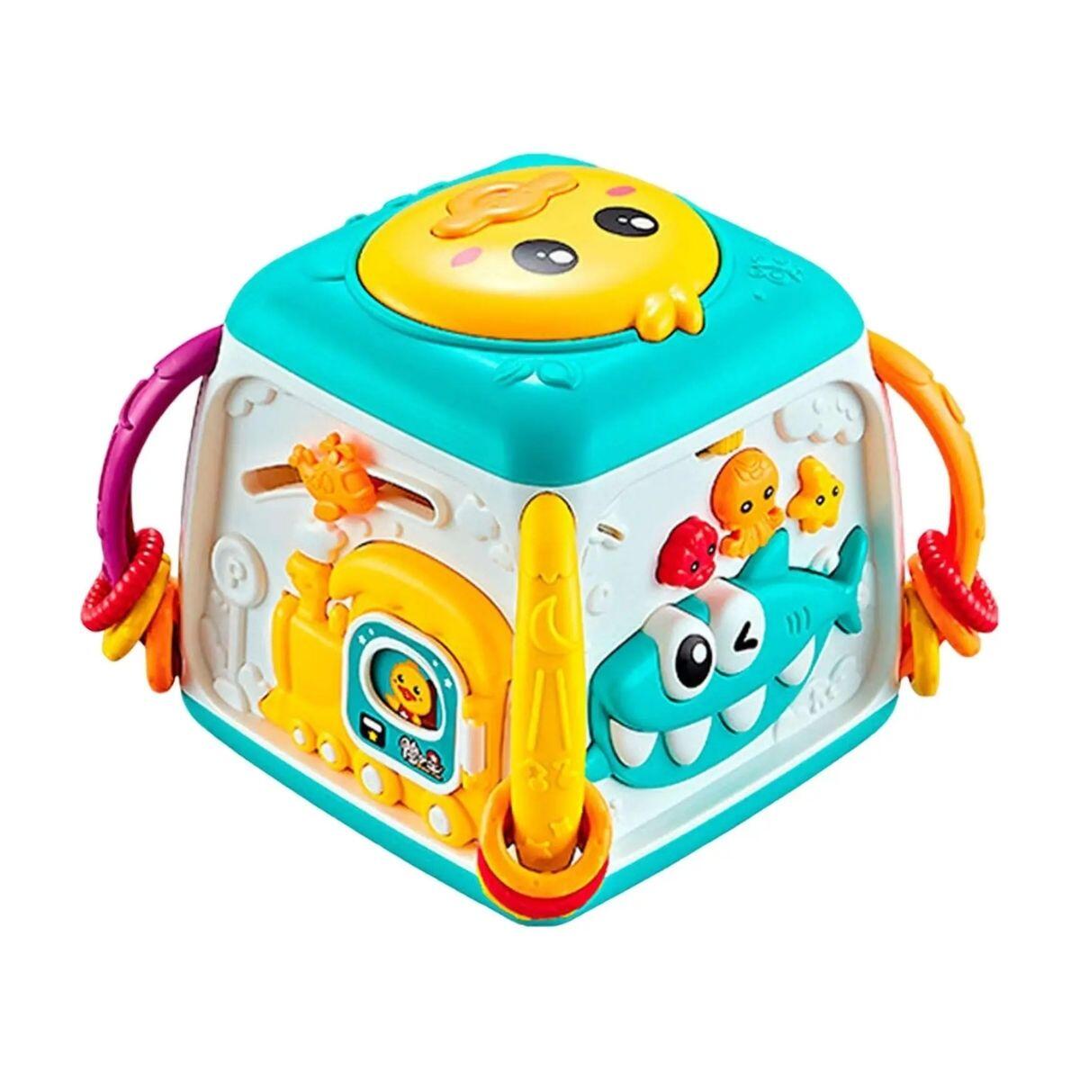 Cubo sensorial y musical multifuncion