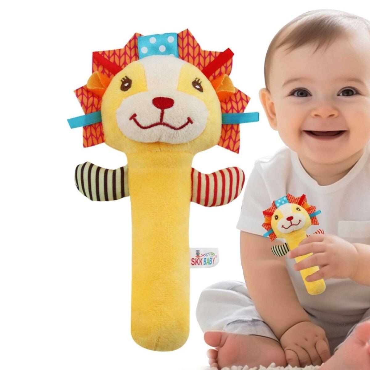 Sonajero plush con chifle  Animalito