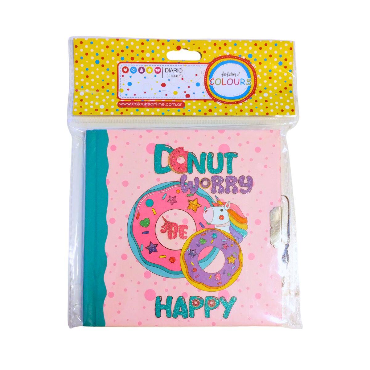 Diario Donuts 15x15cm 