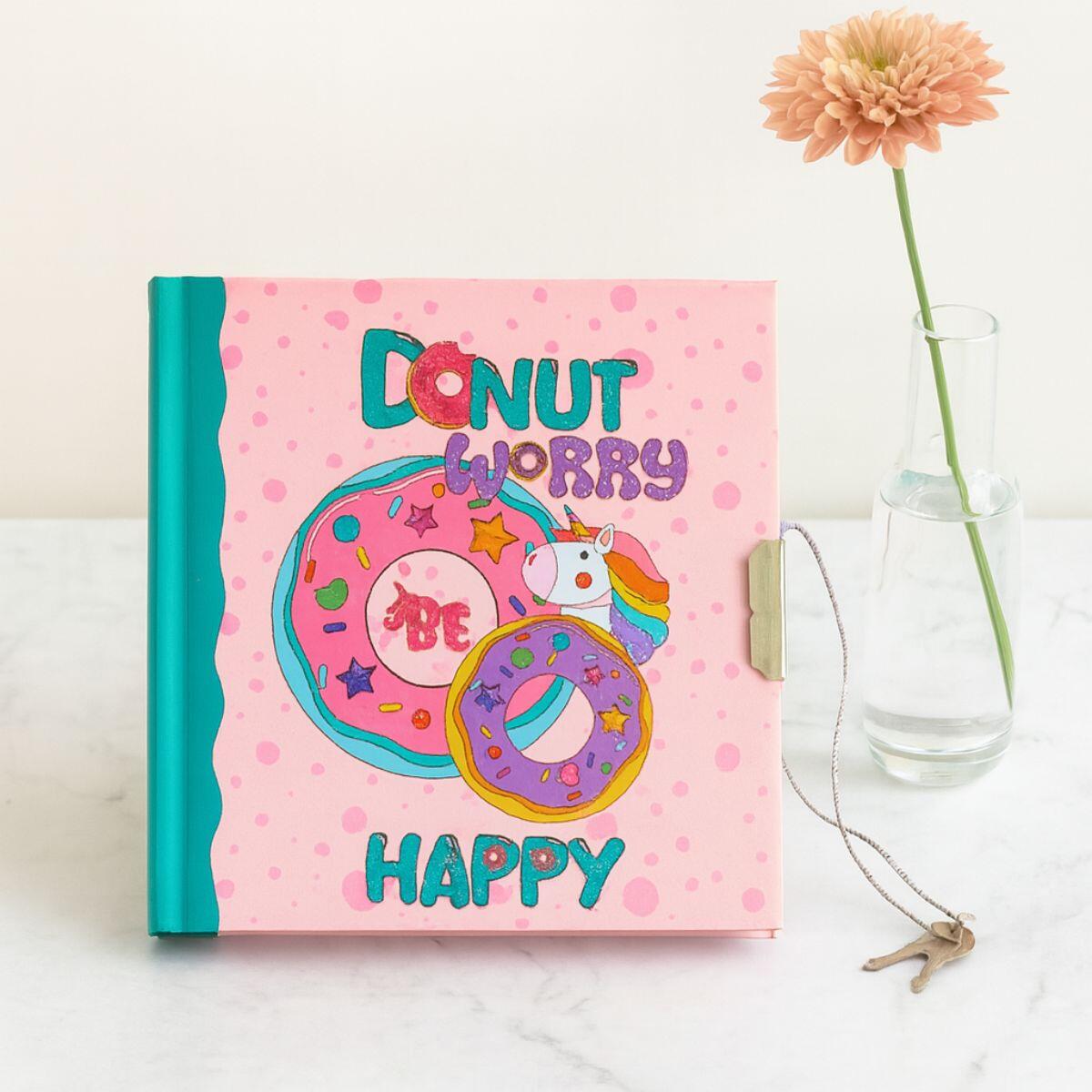 Diario Donuts 15x15cm 