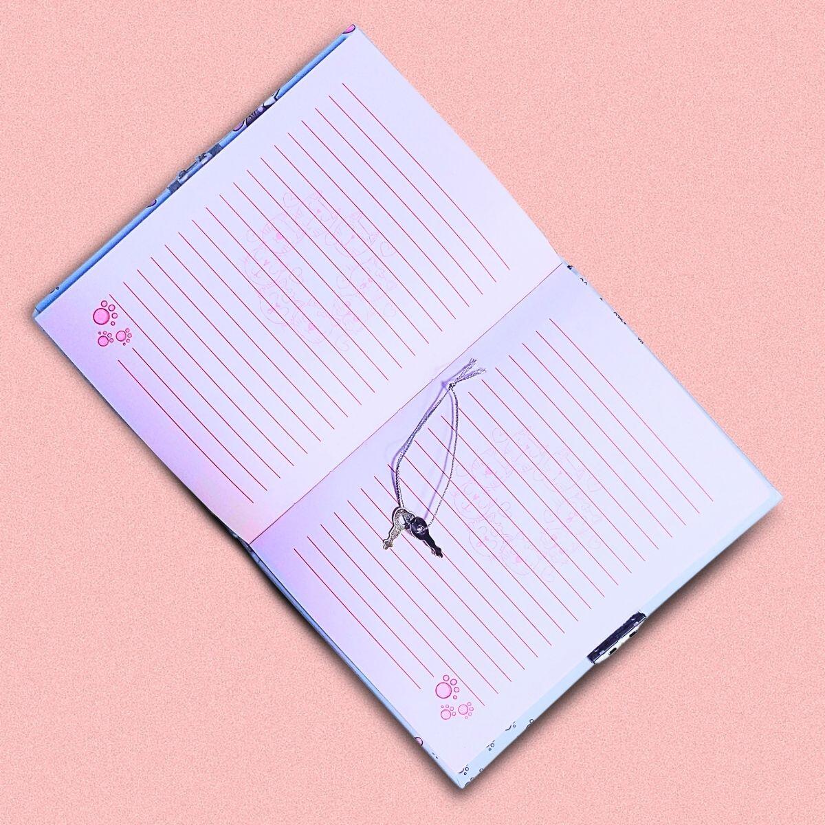 Diario 18x13cm Miau c/boligrafo