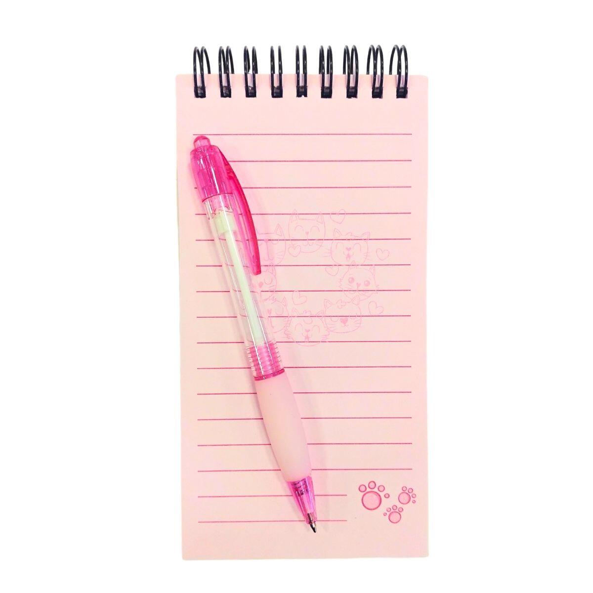 Libreta 9x17cm  Miau c/boligrafo