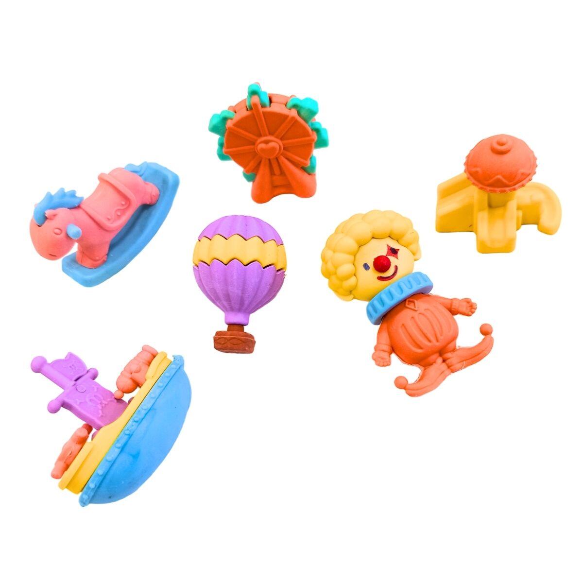 Goma Circo pastel en blister