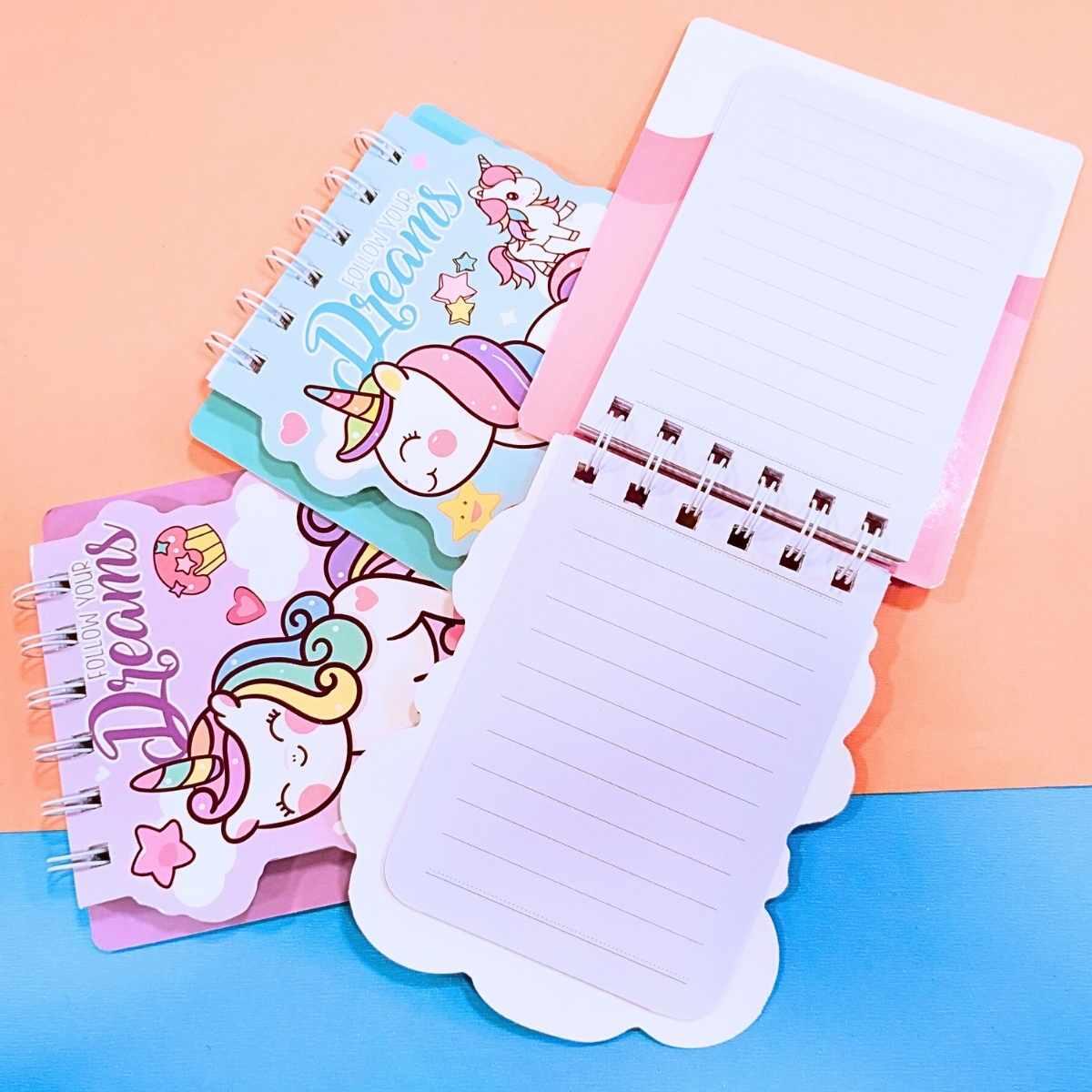 Libreta Unicornio espiralada - 60 hojas