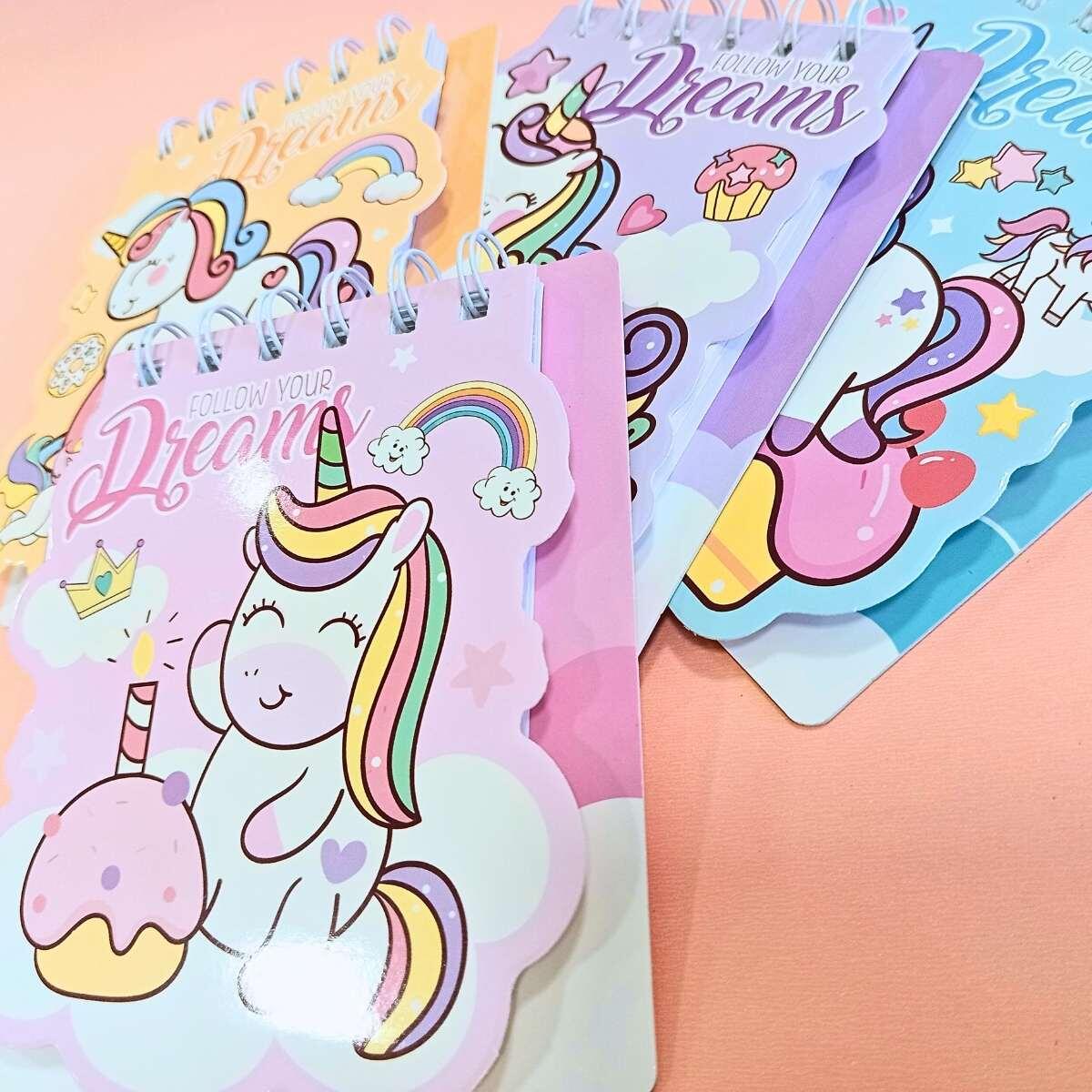 Libreta Unicornio espiralada - 60 hojas