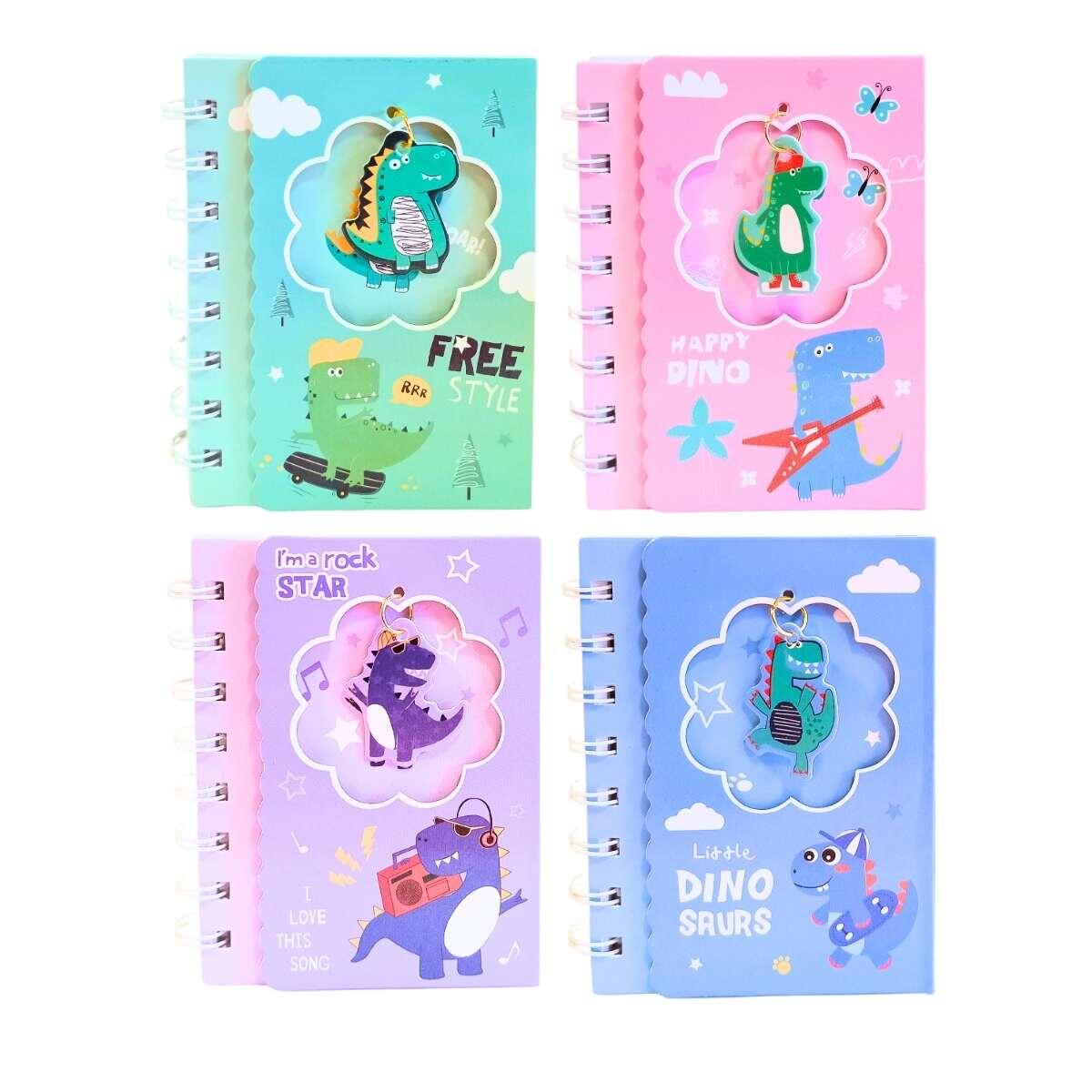 Libreta Dino c/ventana 60 paginas