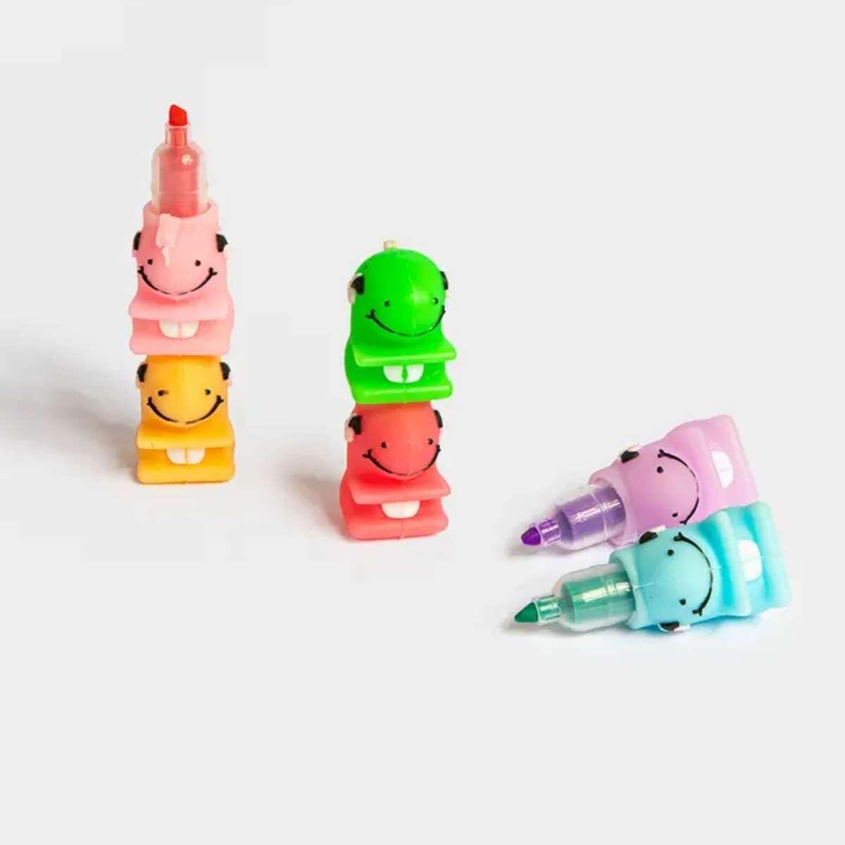Resaltador Dinos x 5 colores