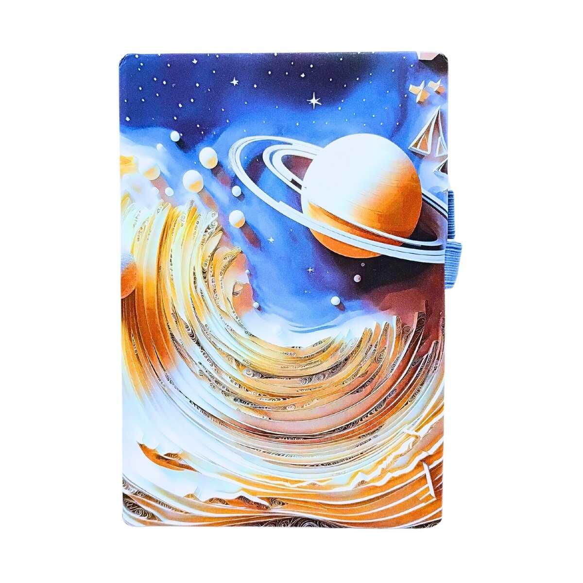Libreta A5 Planetas - 80 hojas rayadas