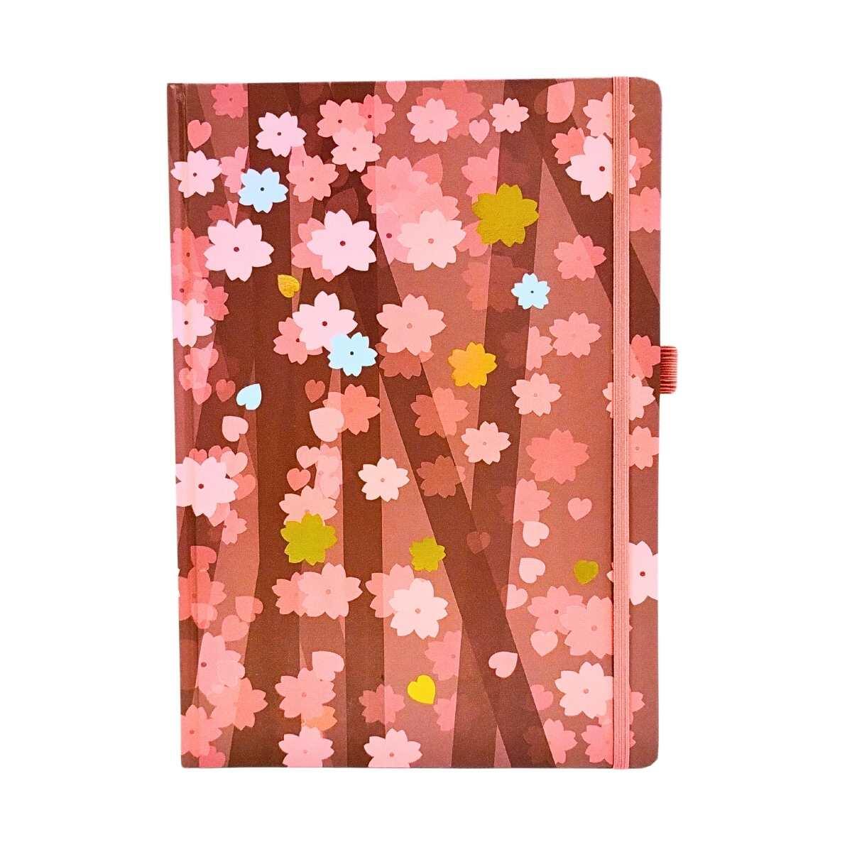 Cuaderno A4 Florcitas - 80 hojas rayadas - 80g