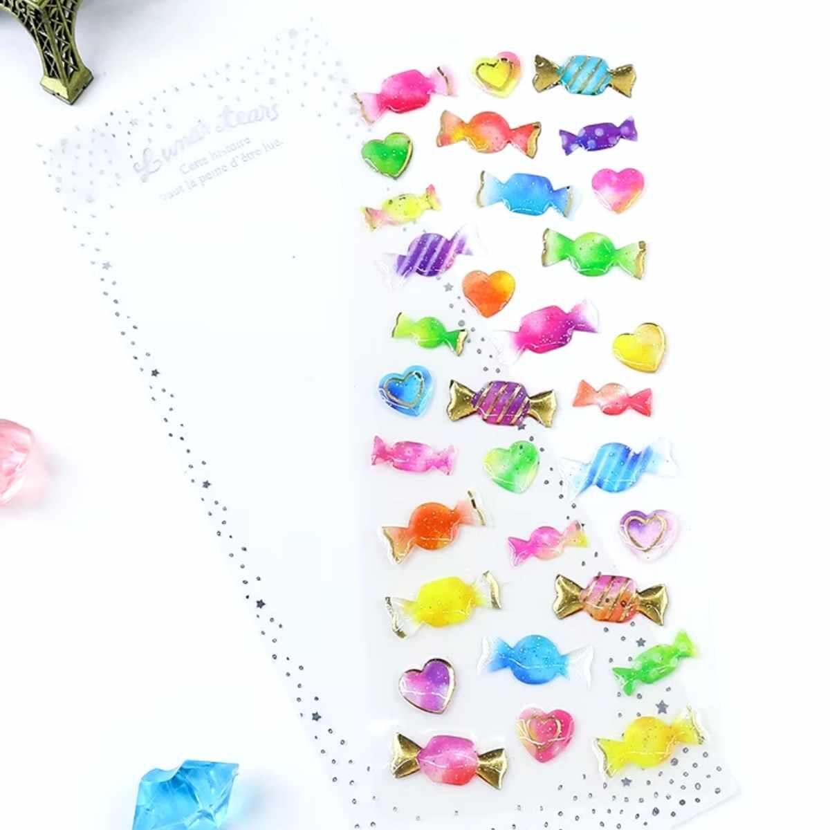 Sticker Dulces c/relieve
