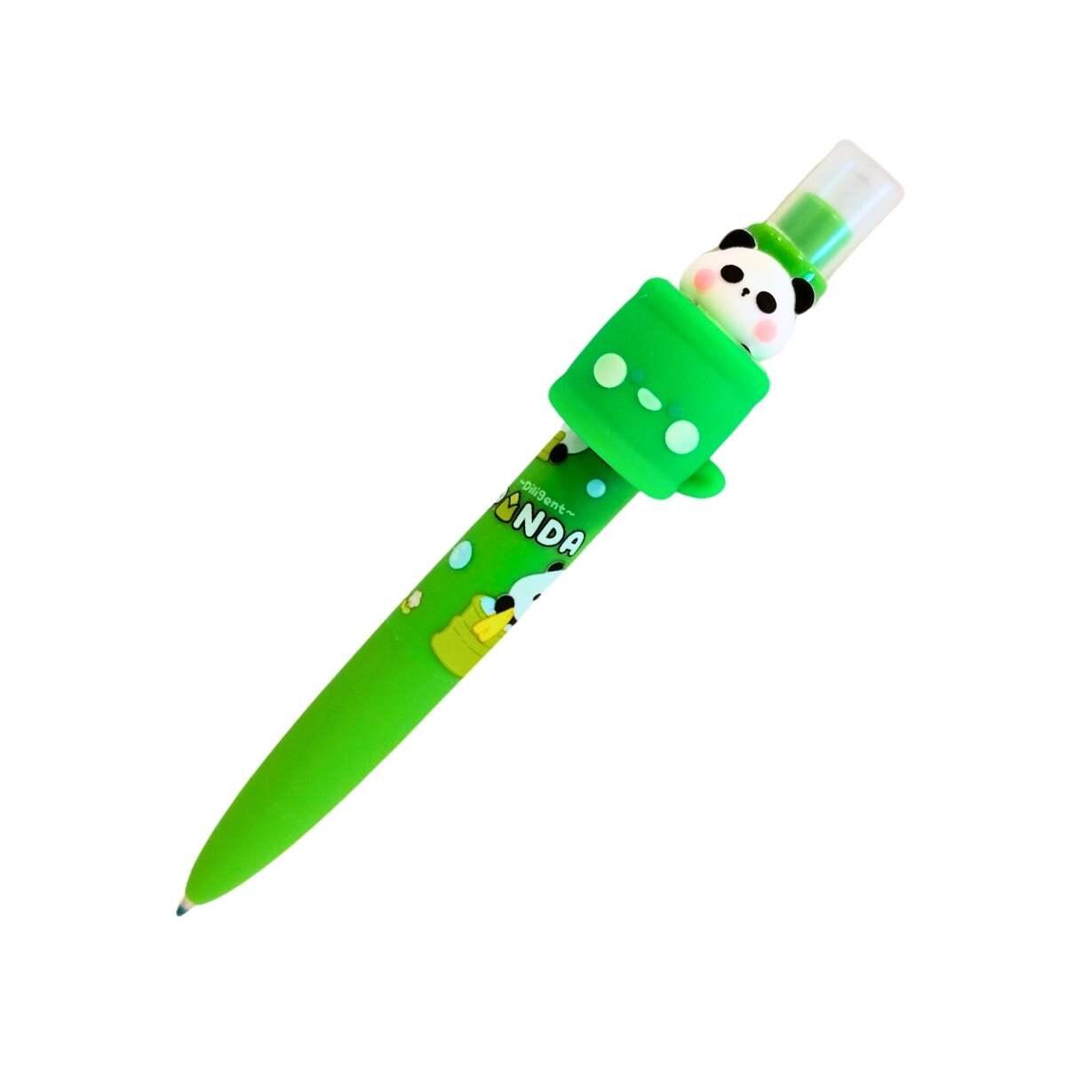 Boligrafo Panda c/clip tinta azul