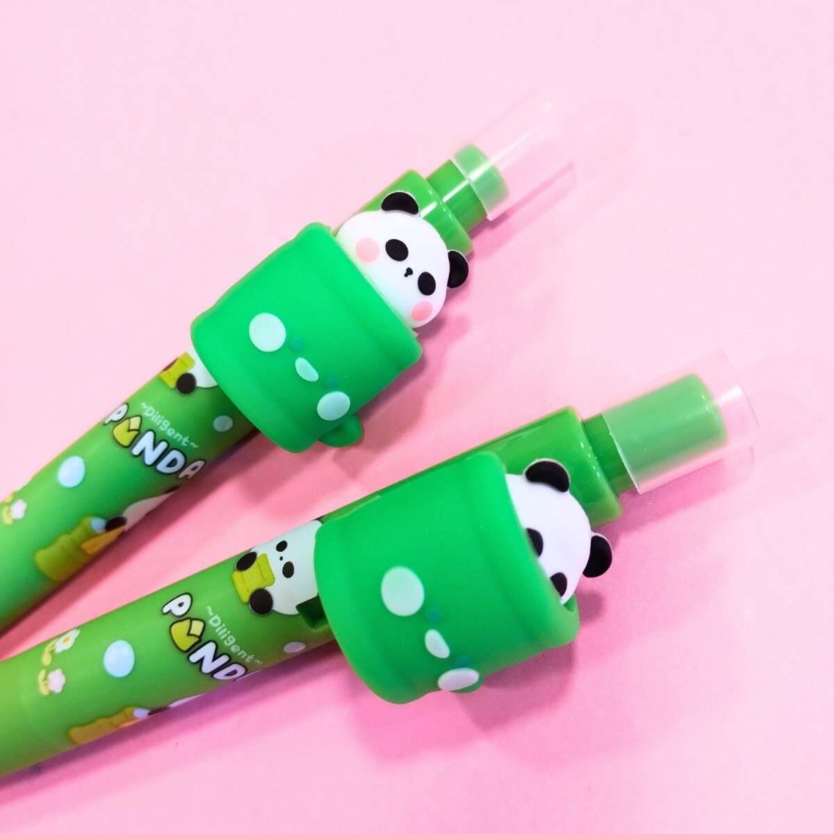 Boligrafo Panda c/clip tinta azul