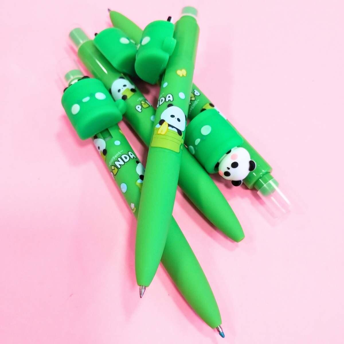 Boligrafo Panda c/clip tinta azul