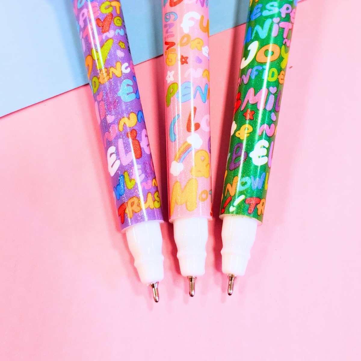 Boligrafo Unicornio giratorio tinta azul
