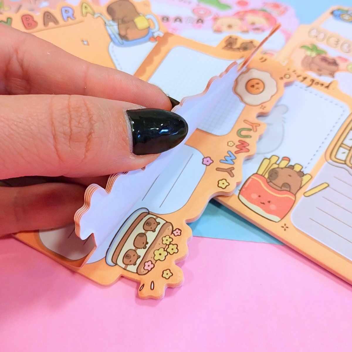 Post it Capybara (3 formas x 20)