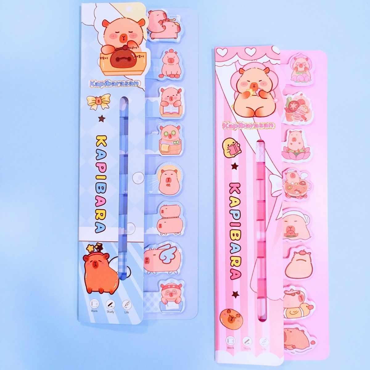 Post it Capybara (8 banderitas x 20)