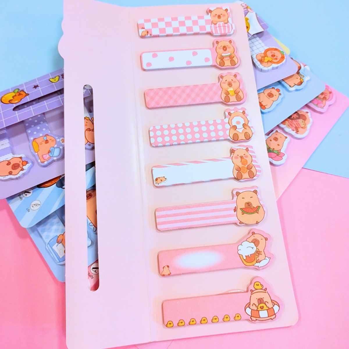 Post it Capybara (8 banderitas x 20)