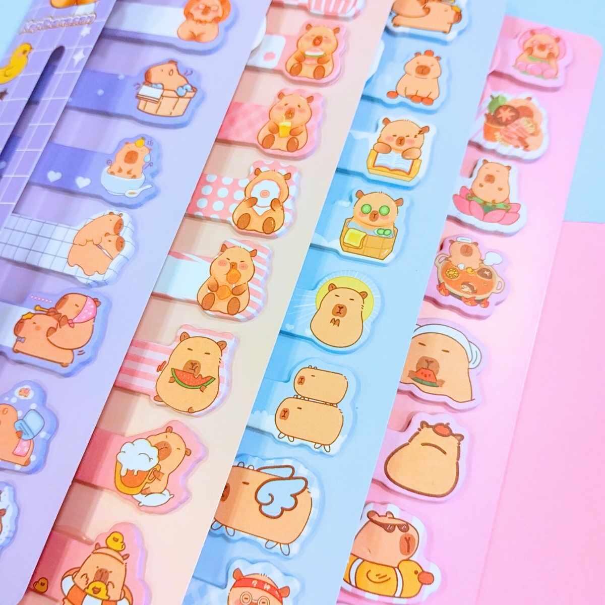 Post it Capybara (8 banderitas x 20)