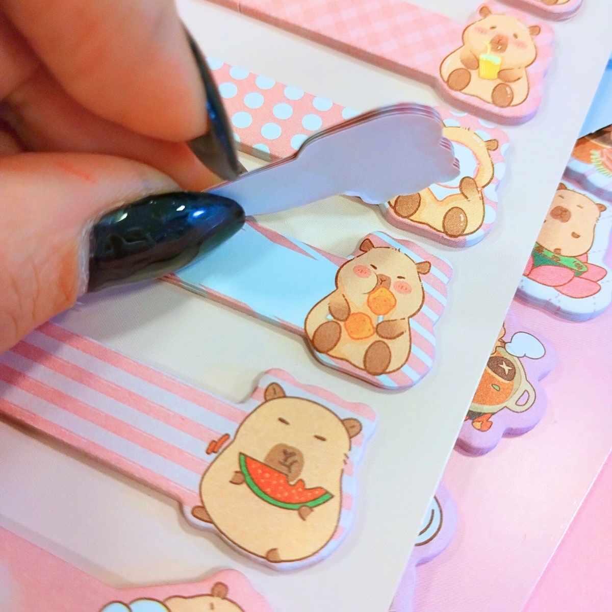 Post it Capybara (8 banderitas x 20)
