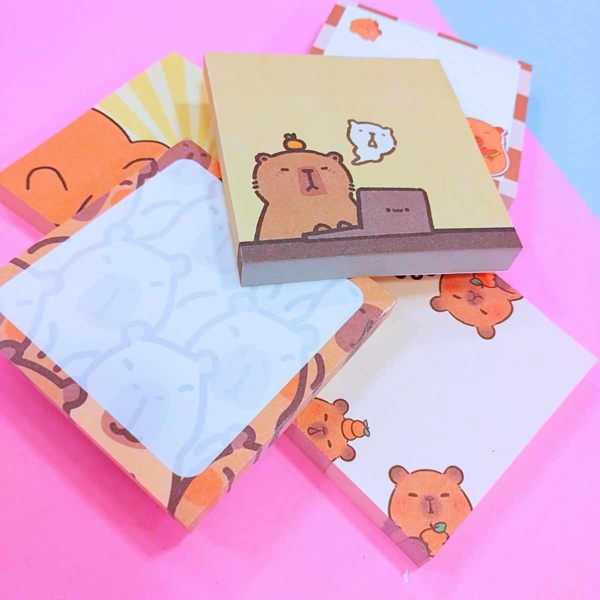 Post it Capybara 80x80 mm - 80 hojas