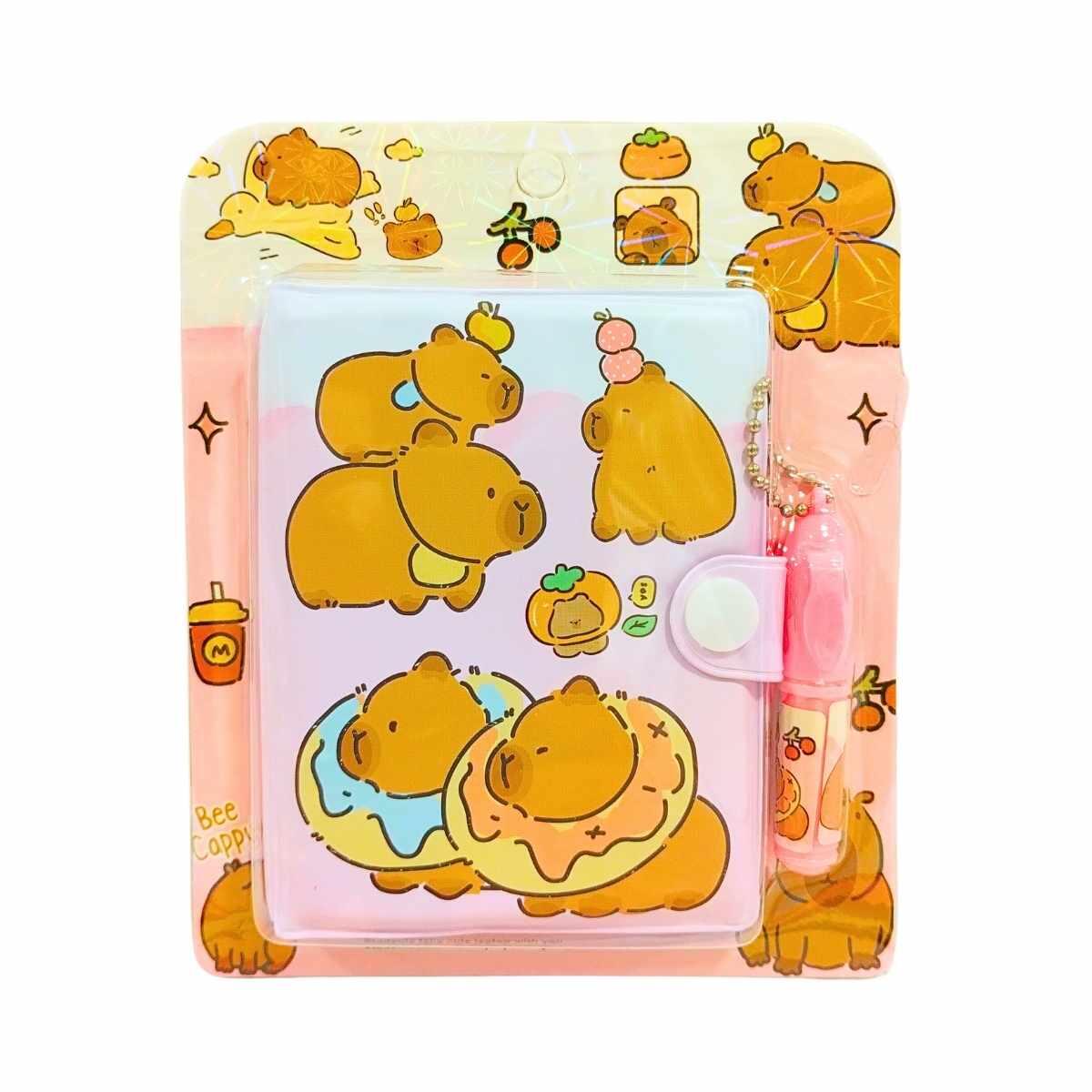 Libreta c/boligrafo Capybara