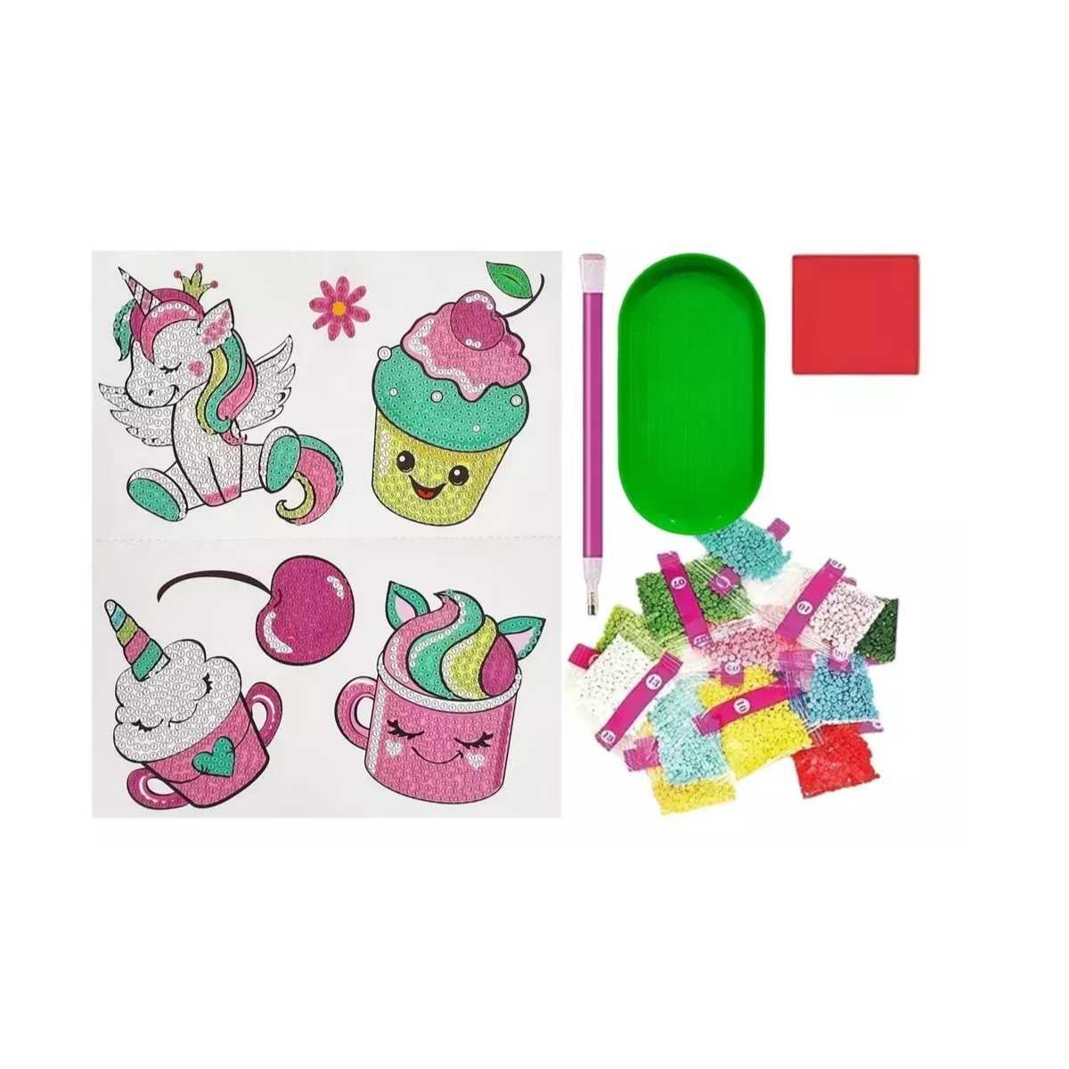 Juego de Diamantes Stickers - 2 planchas