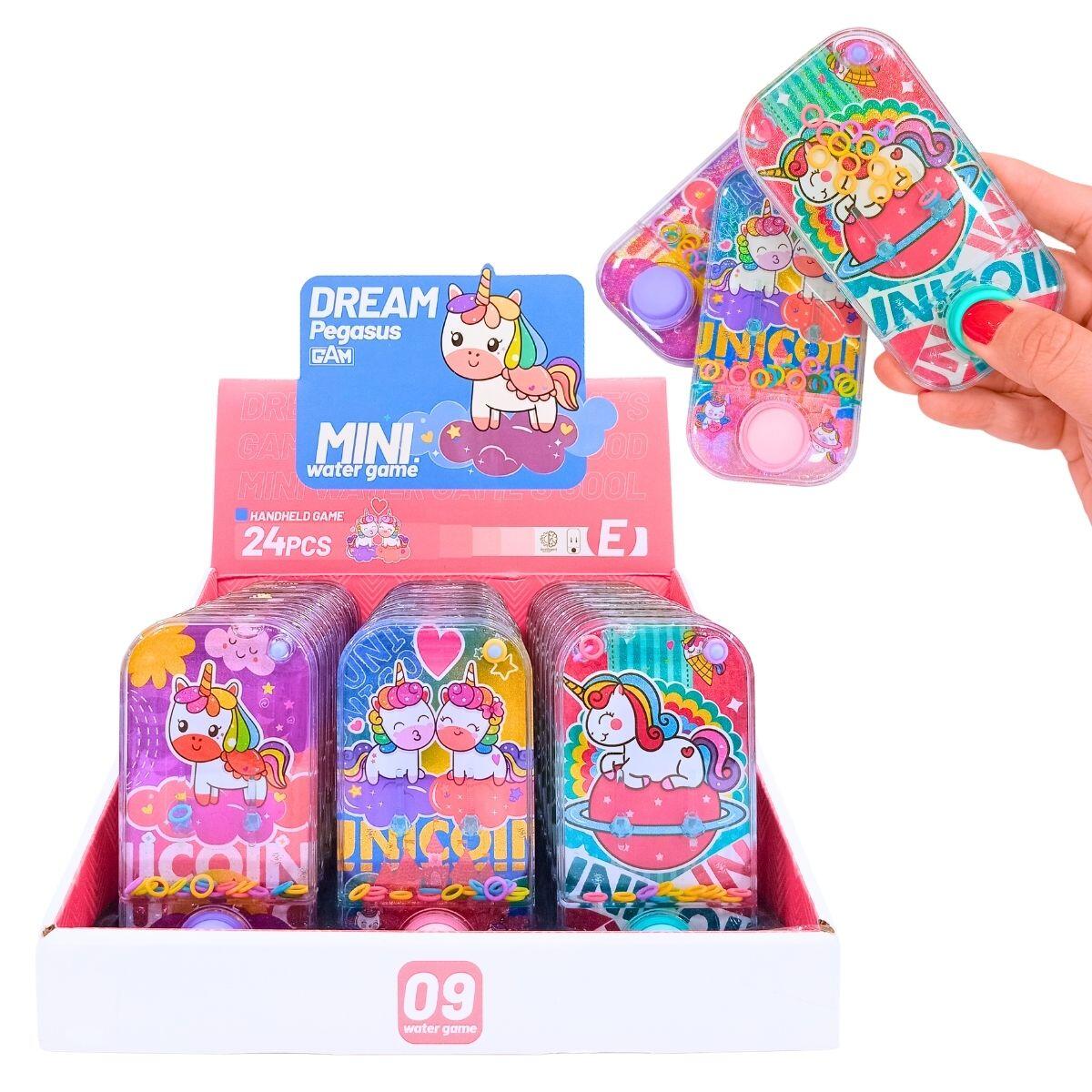 Juego de Agua mini Unicornio 1 boton