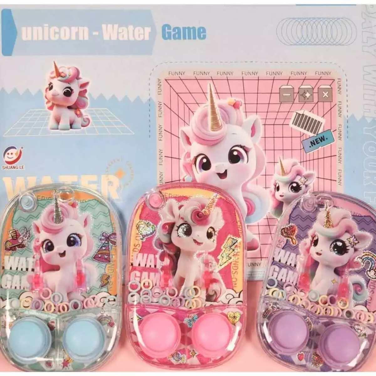 Juego de Agua Unicornio 2 botones
