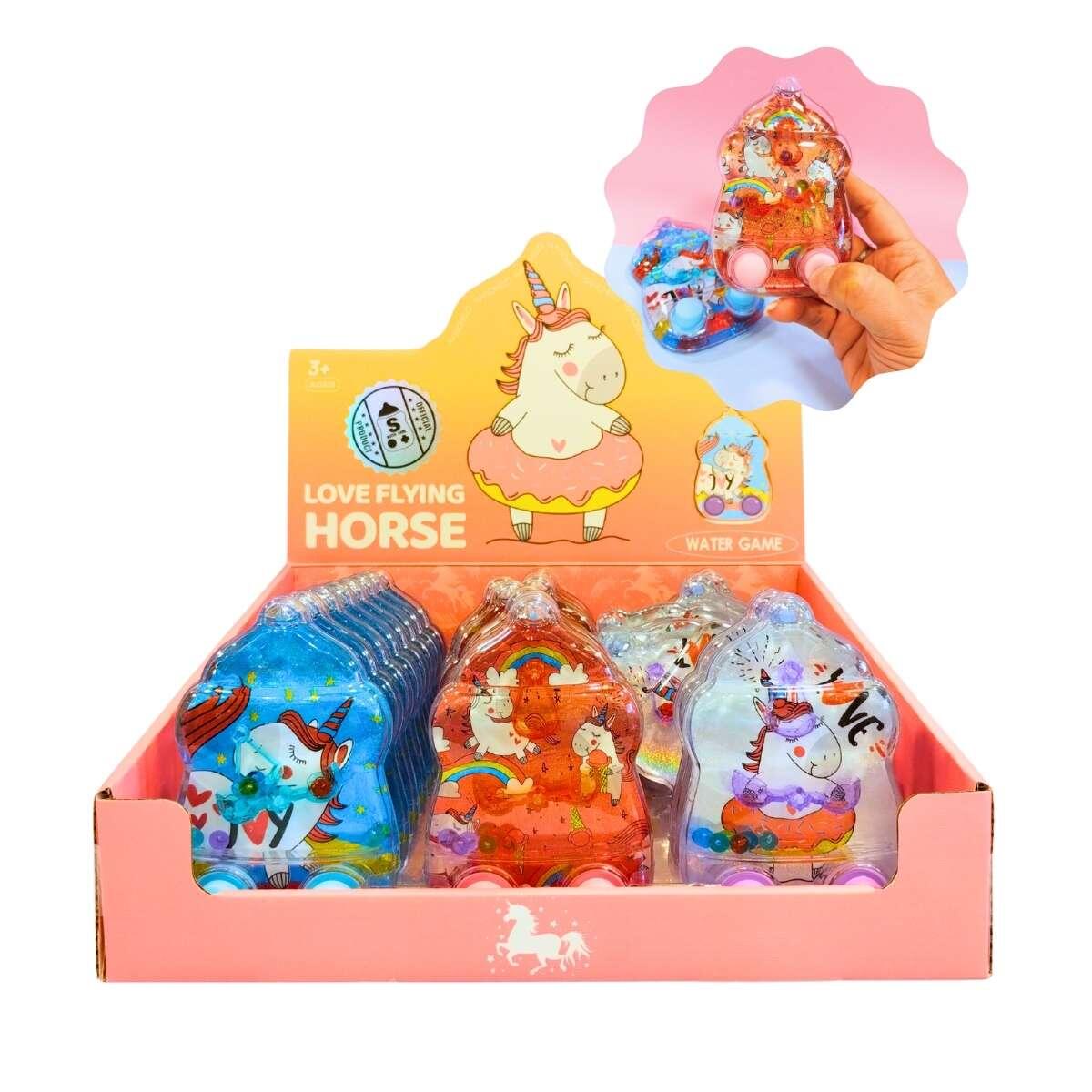 Juego de Agua Unicornio forma 2 botones