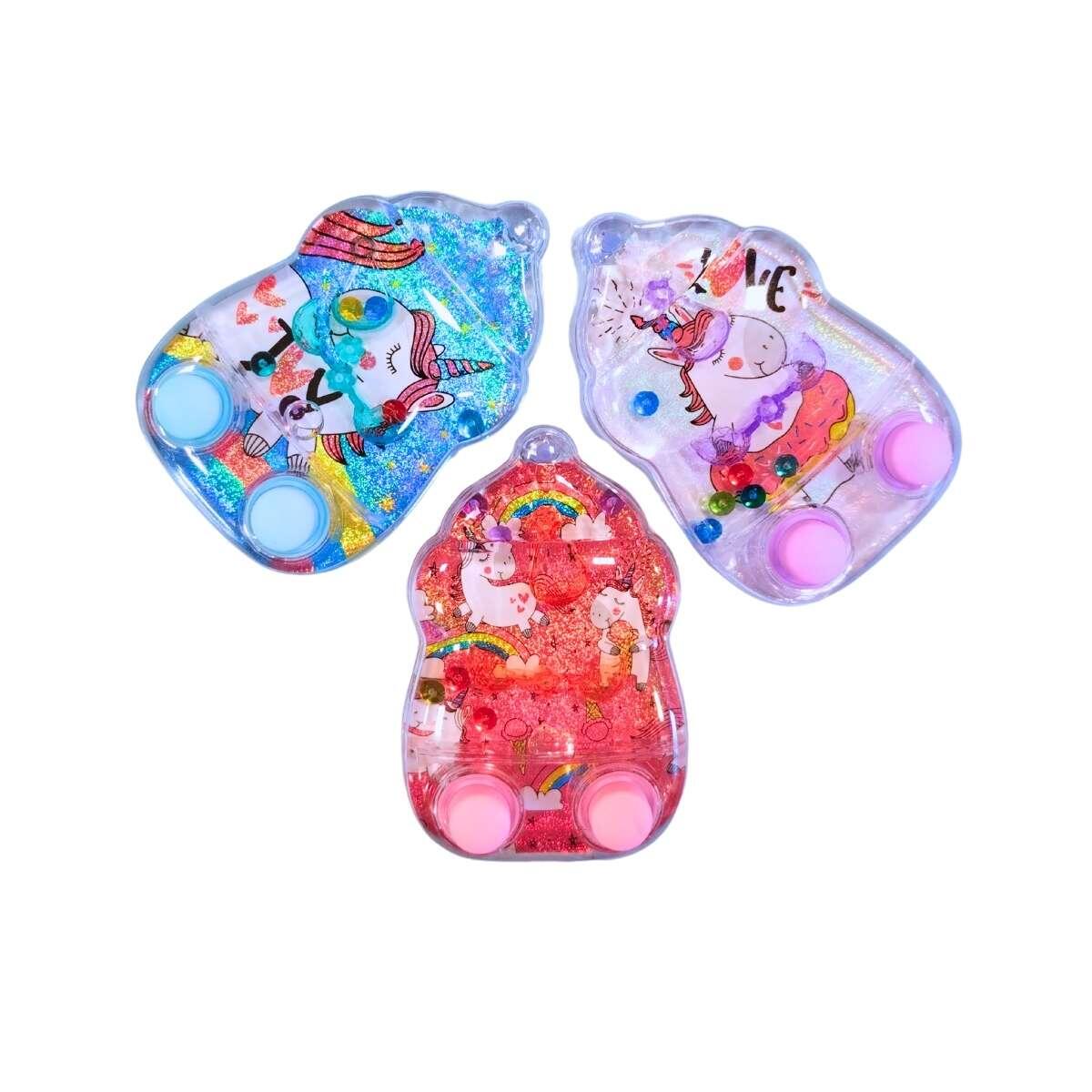 Juego de Agua Unicornio forma 2 botones