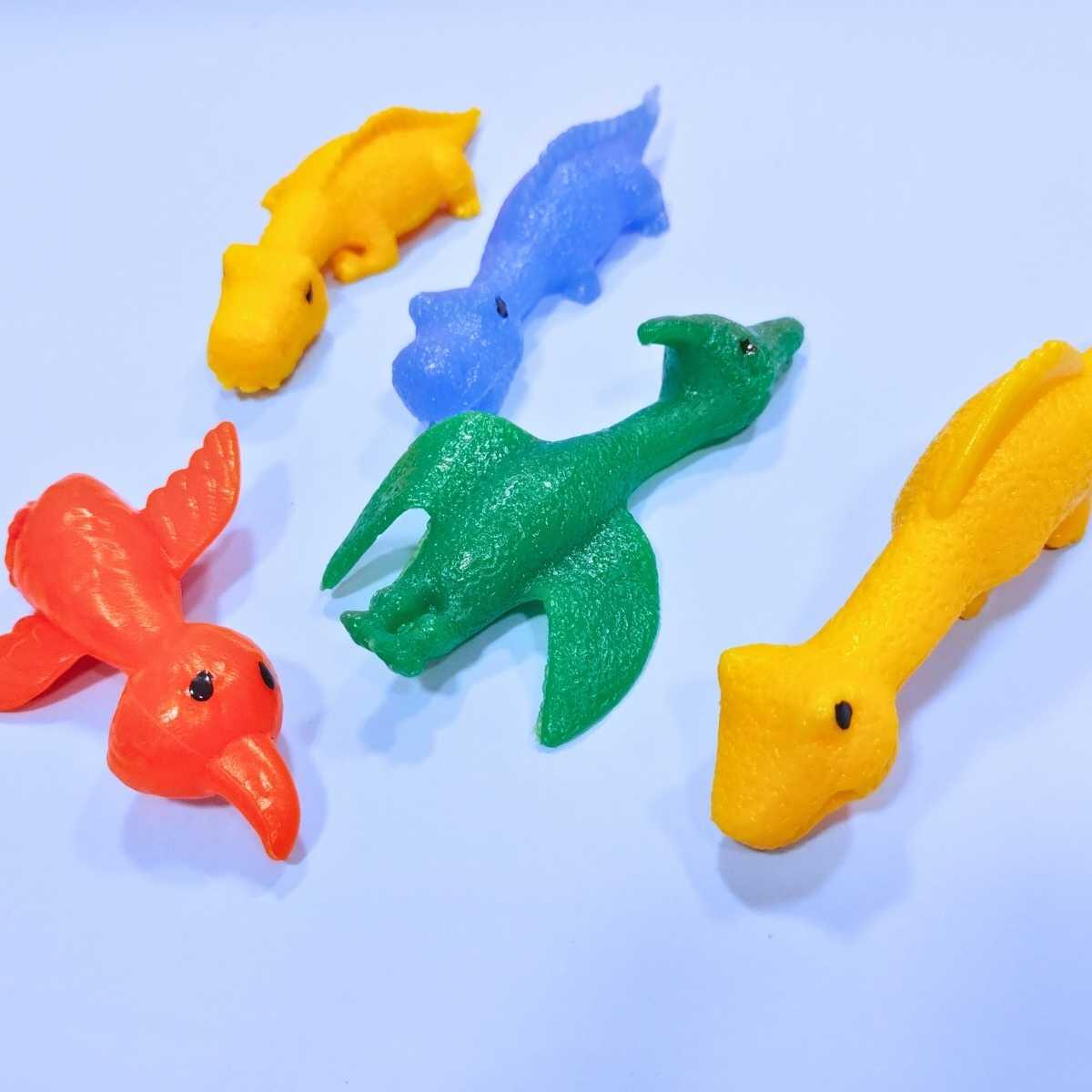 Squishy mini Dino x 2 para lanzar en blister