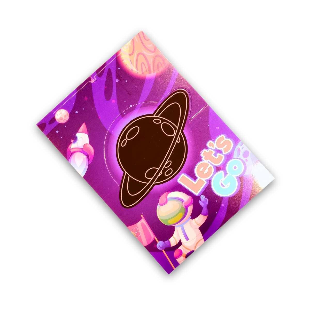 Papel Magico tarjetones plegables Espacial x 6 tarjetones + 1 lápiz de madera