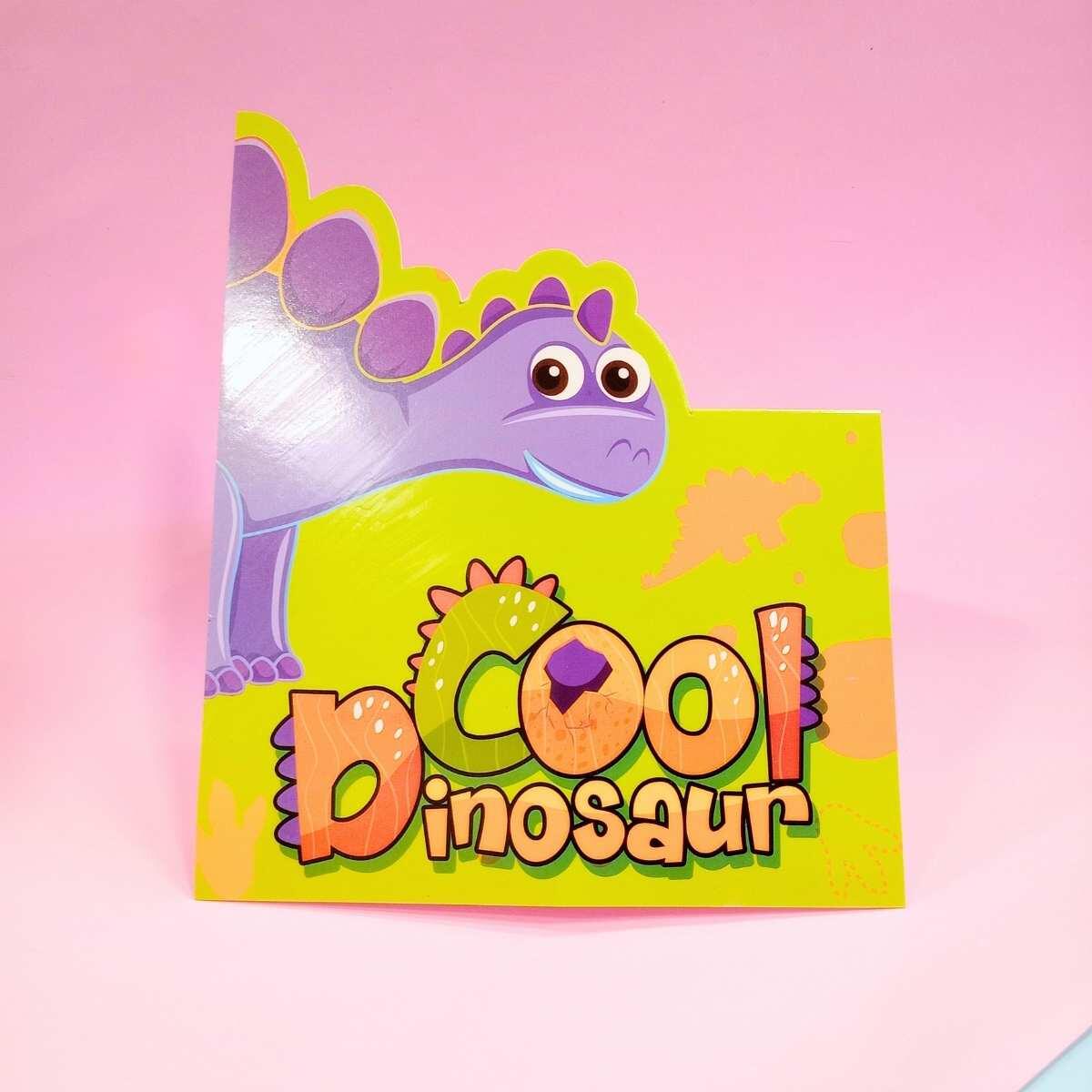 Papel Magico tarjetones plegables Dino x 6 tarjetones + 1 lápiz de madera