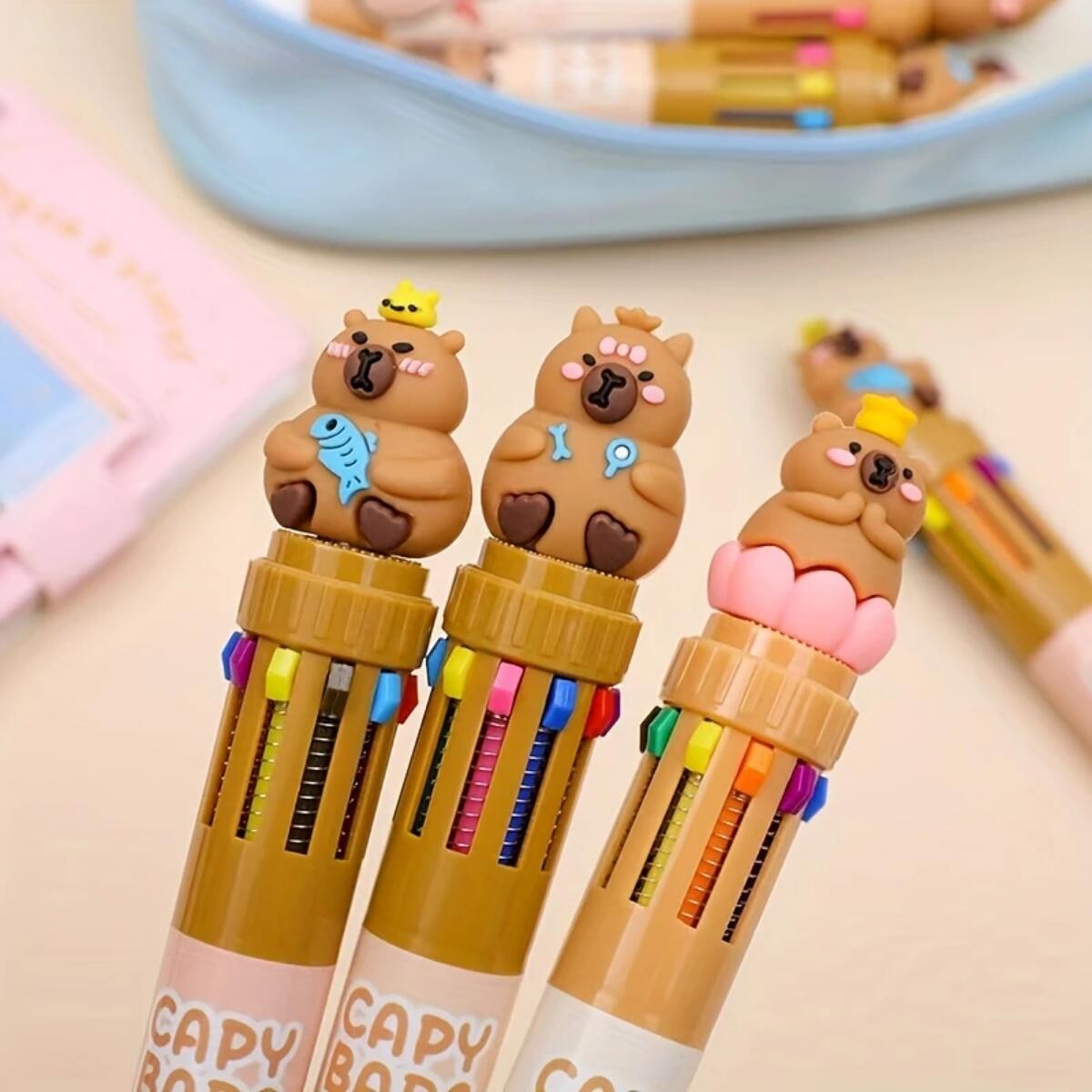 Boligrafo multi x 10 Capybara