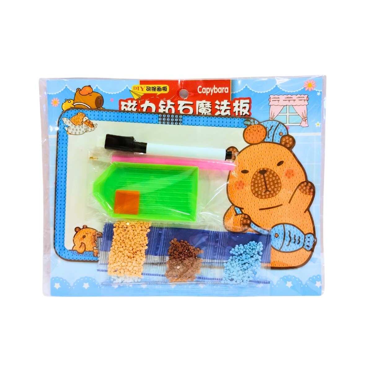 Pizarra magnetica c/juego de diamantes Capybara