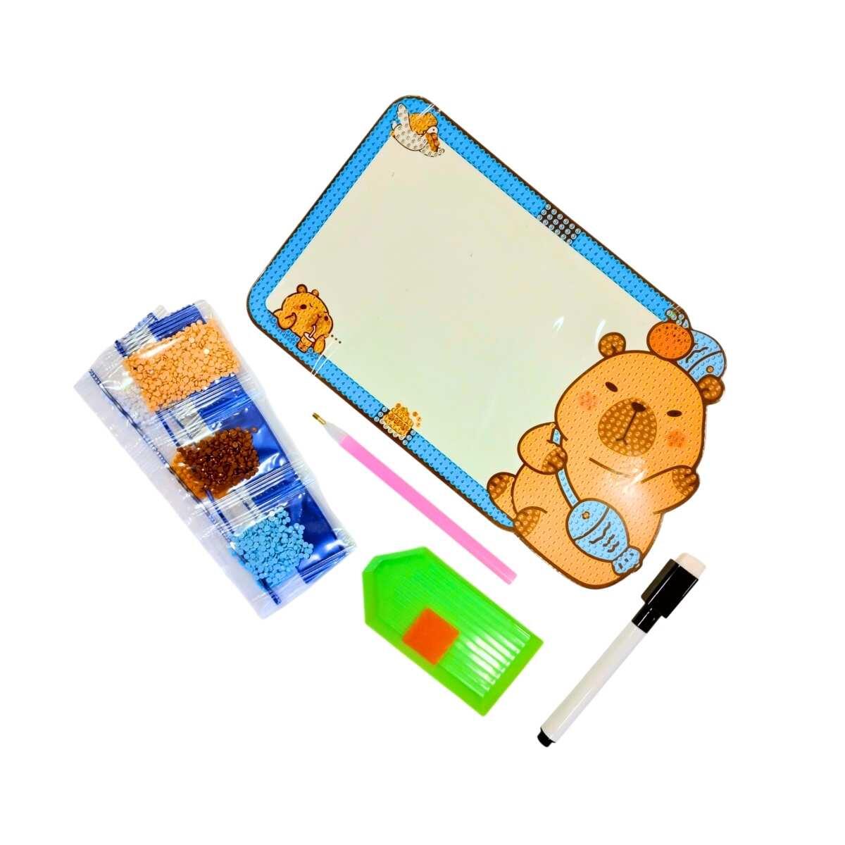 Pizarra magnetica c/juego de diamantes Capybara