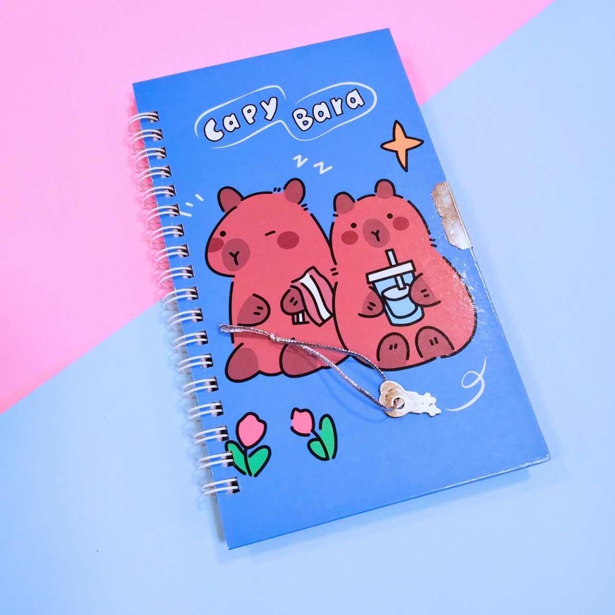 Diario Capybara c/boligrafo en caja
