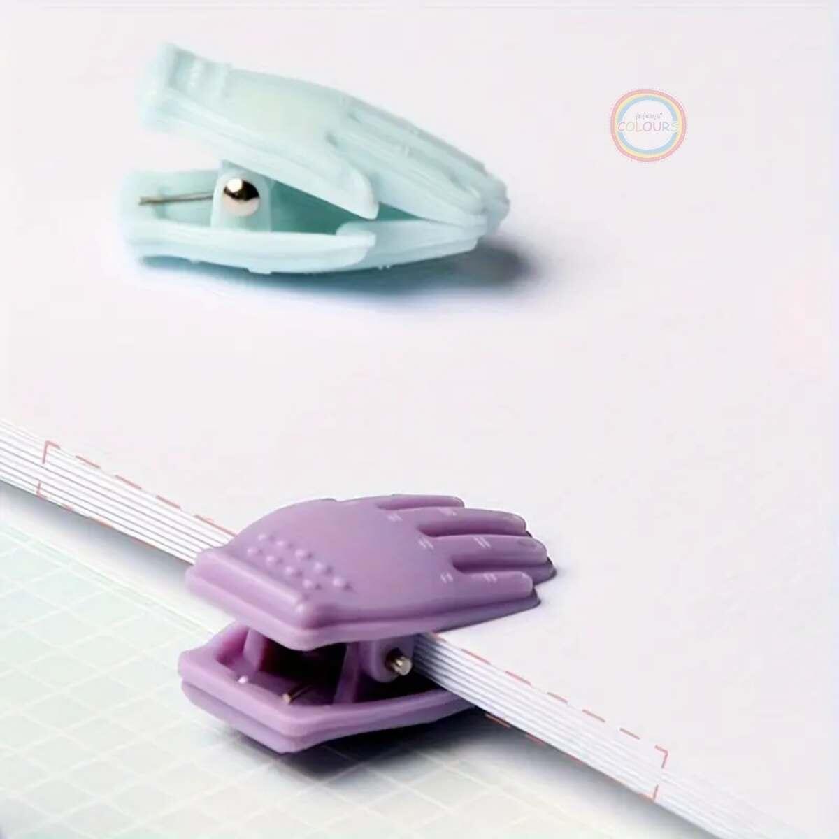 Clip Manitos color pastel en blister x 12