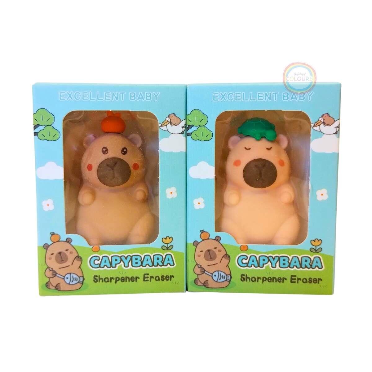 Sacapuntas c/goma Capybara 3D
